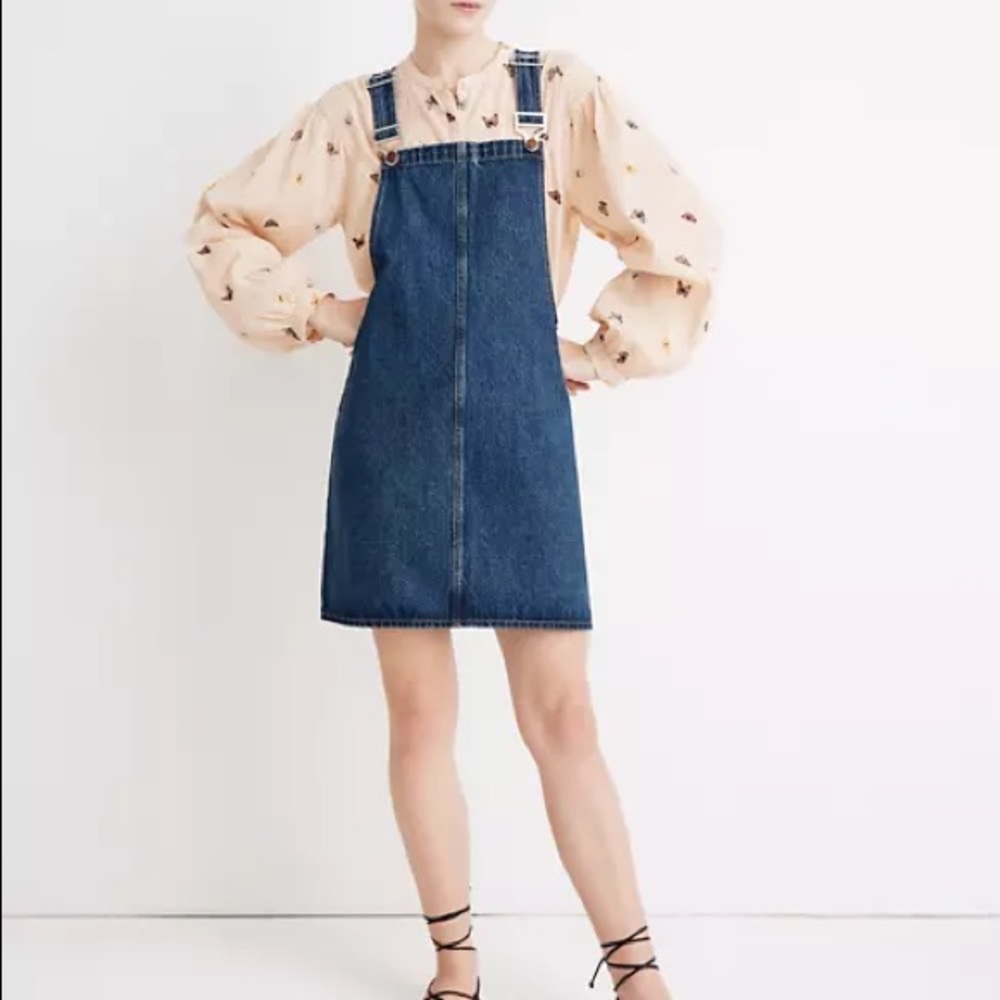 Madewell Denim Overall Mini Dress